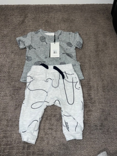 Boys - Miles the label 3-6m outfit , Kids 6 Month (3-6M)