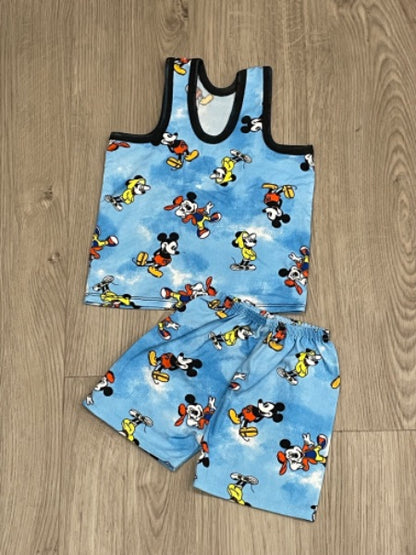 Bundle of 2 Sets of Summer PJ’s, size 3 (fit small), VGUC, Kids 2T