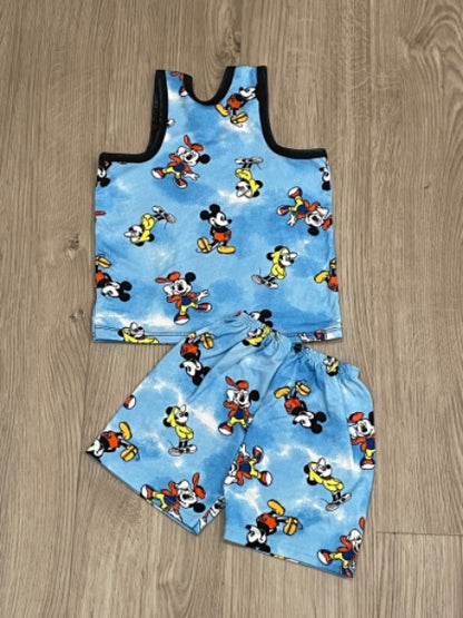 Bundle of 2 Sets of Summer PJ’s, size 3 (fit small), VGUC, Kids 2T