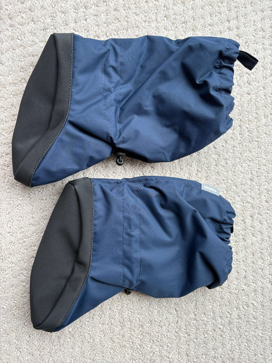 NEW - navy soft winter boots for babies, fleece lined, 1-2 year, Shoes 4.5 (Walkers:12-24 mth)