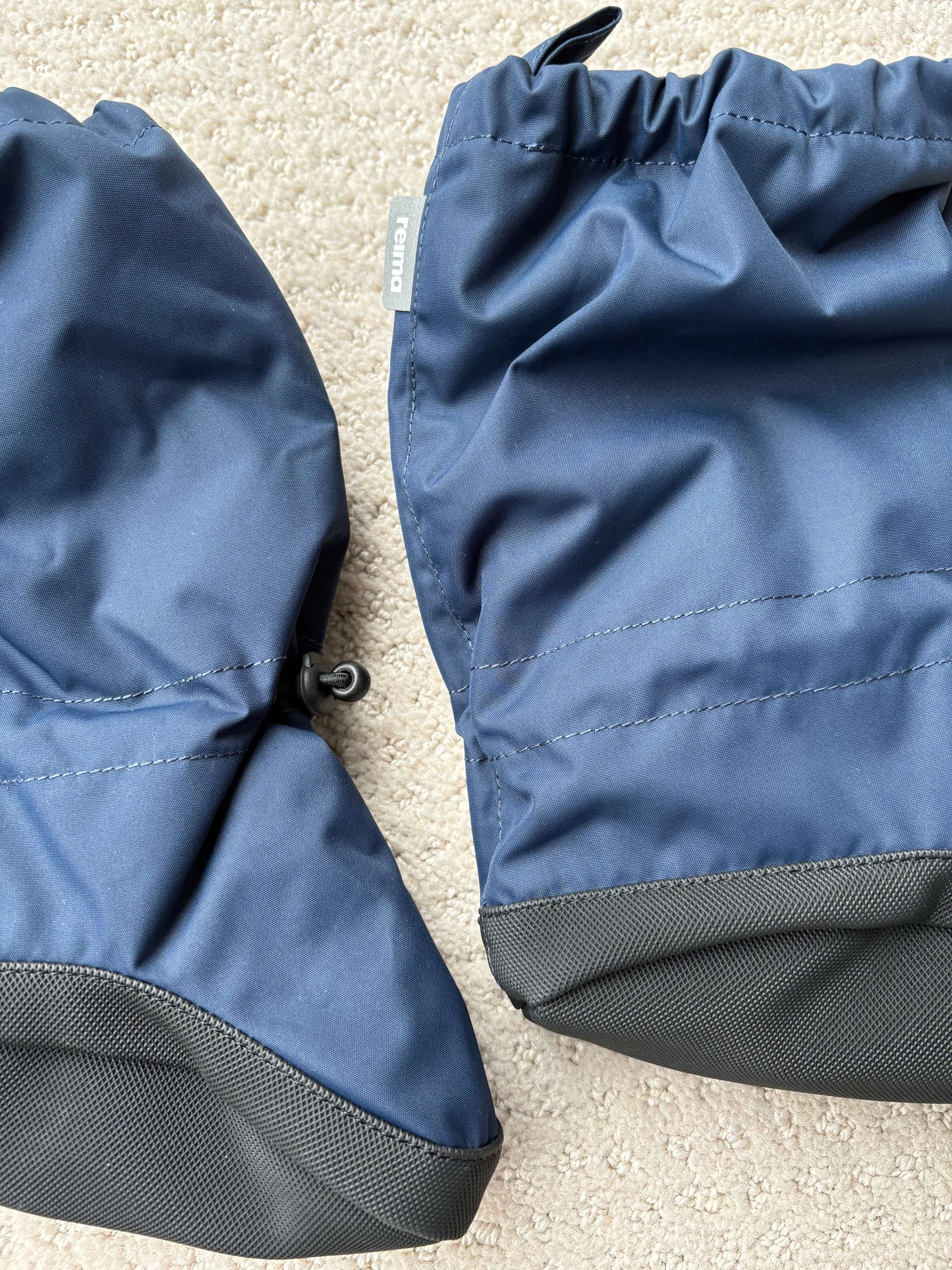 NEW - navy soft winter boots for babies, fleece lined, 1-2 year, Shoes 4.5 (Walkers:12-24 mth)