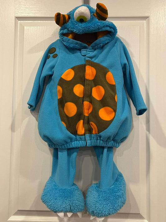 Monster Halloween Costume from Old Navy, size 2T-3T, Blue, Very Good Used Condition (VGUC), Kids 2T