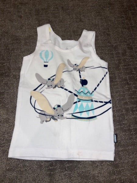 Unisex - Bonds limited edition Disney Dumbo tank top, Kids 24 Month (18-24M)