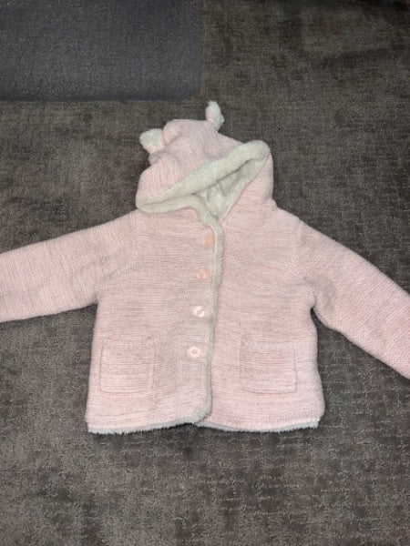 Girls - Gap 12-18m cozy thick sweater jacket , Kids 18 Month (12-18M)