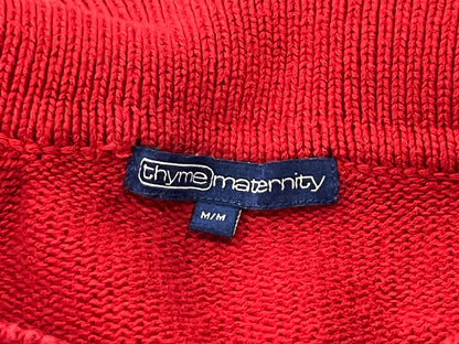 VGUC, Red Knit Maternity Sweater from Thyme Maternity, size Medium, Maternity M (8-10)