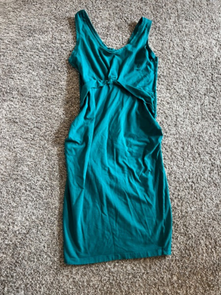 Maternity twist front tank dress (Size M)