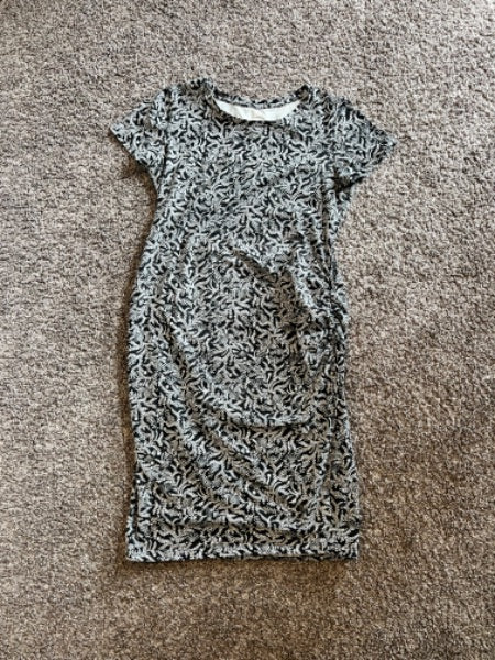 Tshirt dress with side ruching