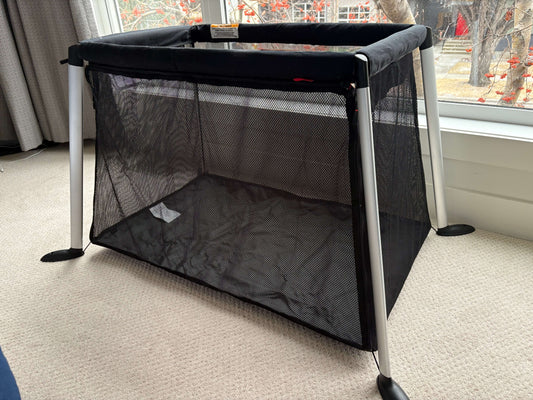 Phil & Ted Traveller cot sets, multi-piece, cot, bassinet and sun shade, retails over $350 for complete set