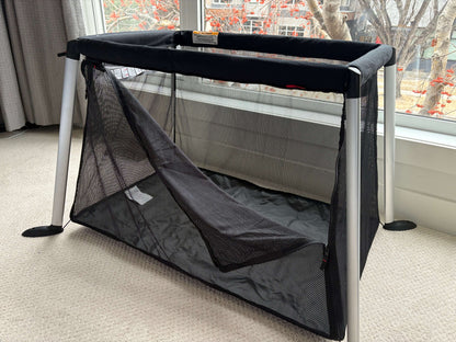 Phil & Ted Traveller cot sets, multi-piece, cot, bassinet and sun shade, retails over $350 for complete set