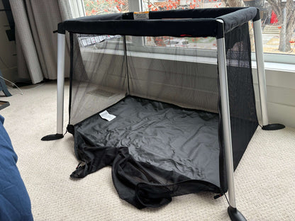 Phil & Ted Traveller cot sets, multi-piece, cot, bassinet and sun shade, retails over $350 for complete set