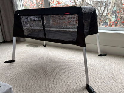 Phil & Ted Traveller cot sets, multi-piece, cot, bassinet and sun shade, retails over $350 for complete set