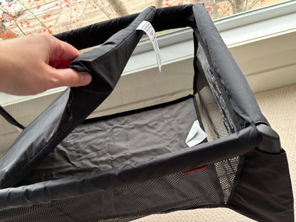 Phil & Ted Traveller cot sets, multi-piece, cot, bassinet and sun shade, retails over $350 for complete set