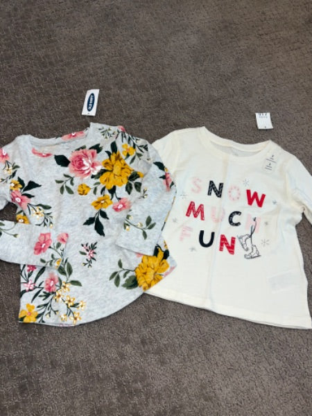 Girls - Brand New Gap/old navy 2T shirt bundle, Kids 2T