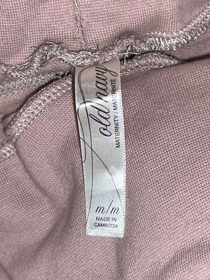 EUC, Mauve/Dusty Rose Knit Maternity Pants, Size Medium, Maternity M (8-10)