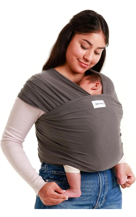 Sleepy wrap baby carrier - grey, like new, retails $40