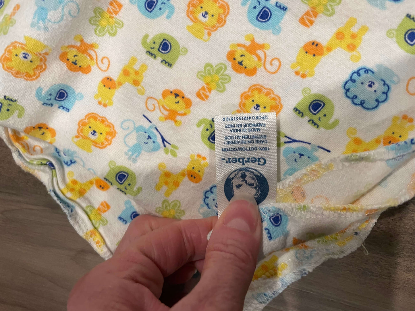 Gerber receiving blanket ls