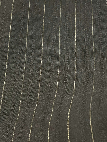 VGUC, Black Maternity Capris/Crops with Gold Pin Stripes, Approx. size Small , Maternity S (4-6)