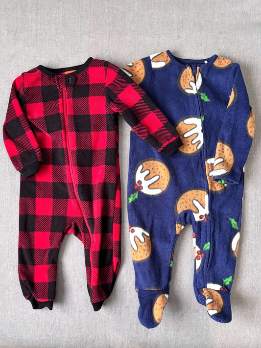 2 x winter sleepers 6 - 9 months, Kids 9 Month (6-9M)