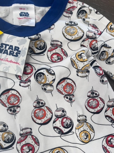 NWT Hanna Andersson Star Wars "BB-8" Pyjama Set Size 8, Kids 8