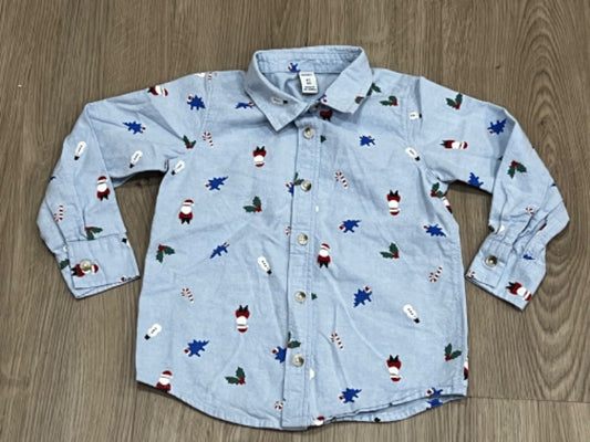 VGUC,  Old Navy, Holiday Dress Shirt, Kids 4/4T