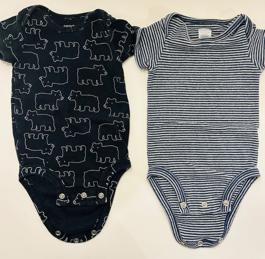 Onesies 0-3m (set of 2, VGUC), Kids 3 Month (0-3M)