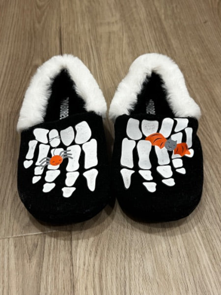 TCP, Skeleton Slippers, size 7-8T, Shoes 7 (Walkers:12-24 mth)