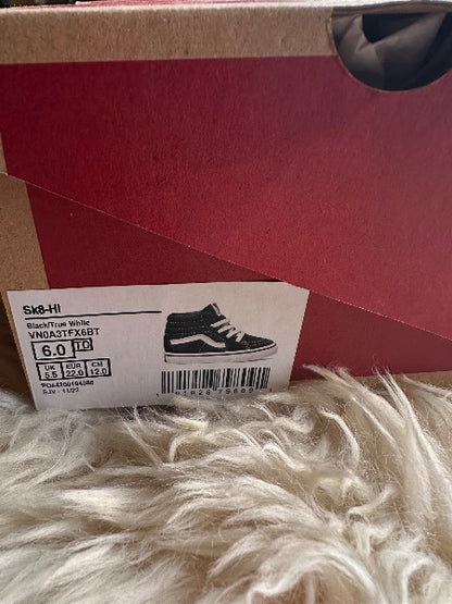Vans sk8 high tops, Shoes 6 (Walkers:12-24 mth)