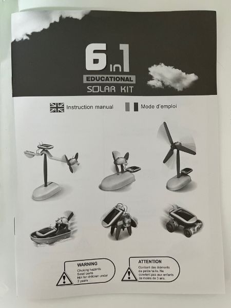 6 in 1 Solar Kit - New in box