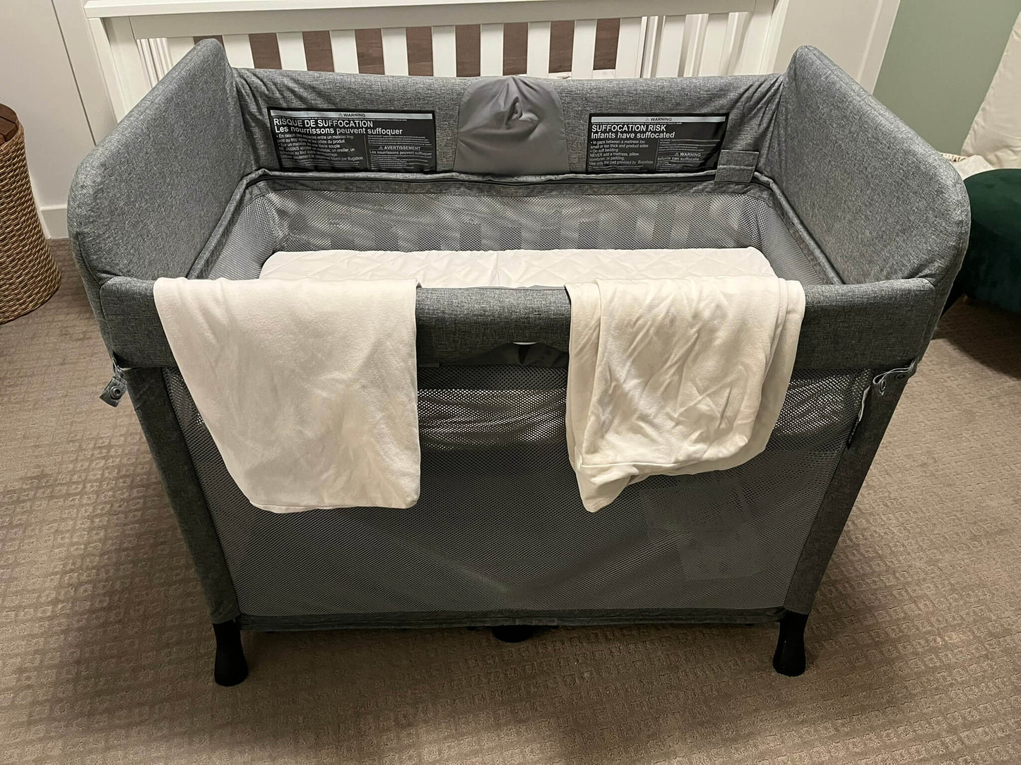 Bugaboo Stardust with 2 organic bugaboo sheets