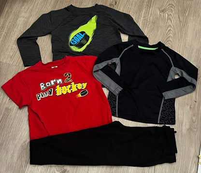 Boys 4-piece Athletic Bundle, size 3T, Very Good Used Condition (VGUC), Kids 3T
