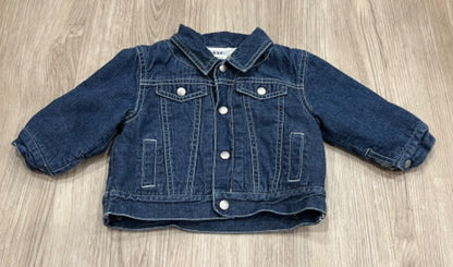 VGUC, babyGap - Sherpa lined Jean Jacket, Size 6-12mos, Kids 6 Month (3-6M)