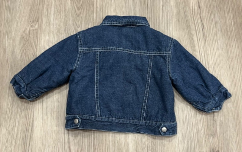 VGUC, babyGap - Sherpa lined Jean Jacket, Size 6-12mos, Kids 6 Month (3-6M)