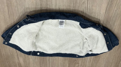 VGUC, babyGap - Sherpa lined Jean Jacket, Size 6-12mos, Kids 6 Month (3-6M)