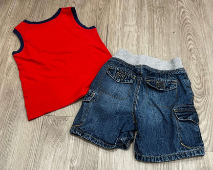 Boys Mickey Mouse Tank & Cherokee Shorts, size 2T, VGUC, Kids 2T