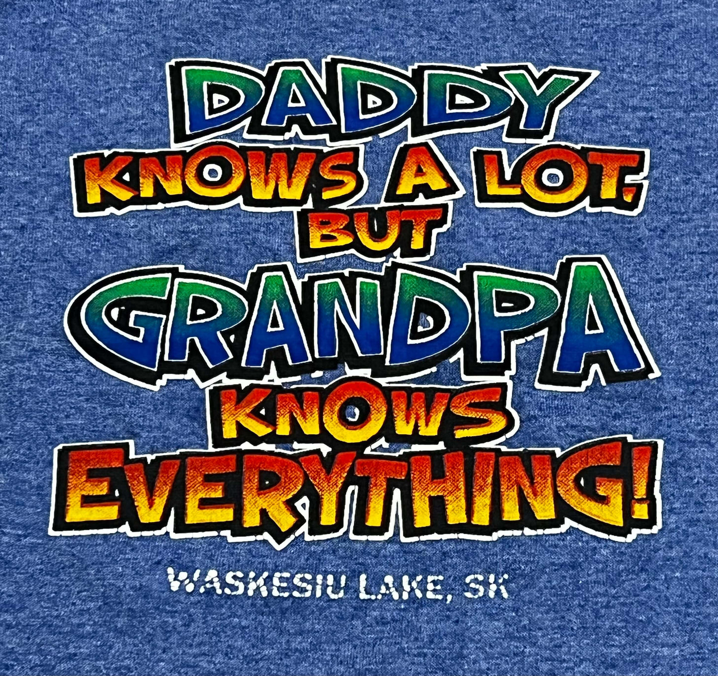 Boys Blue “Daddy Knows A lot, But Grandpa Knows Everything” T-Shirt, size 24 mos & Camo Shorts, size 2, Very Good Used Condition (VGUC), Kids 24 Month (18-24M)