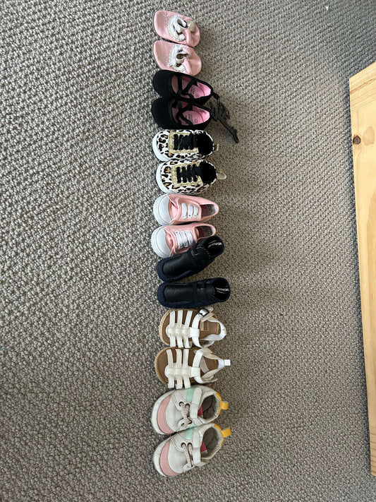 Size 2 girls shoe lot, Shoes 2 (Baby: 0-12 mth)