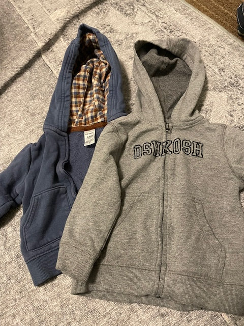 Toddler Hoodies set of two, Kids 12 Month (9-12M)