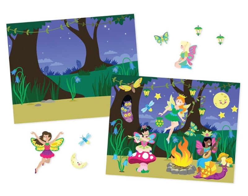 Melissa & Doug reusable sticker book - fairy scenes