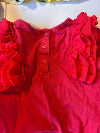 12-18m clothing bundle 2 tops, 1 onesie, 1 dress, Kids 18 Month (12-18M)