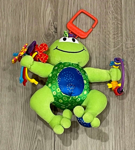 Frog Sensory Toy with clip for infant/baby from Lamaze, Excellent Used Condition (EUC)