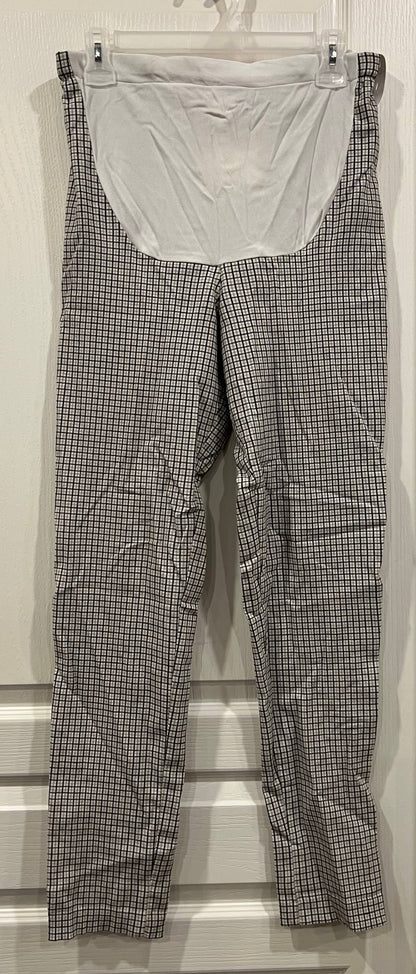 Thyme Maternity plaid stretchy pants, size X-Small, VGUC, Maternity XS (0-2)