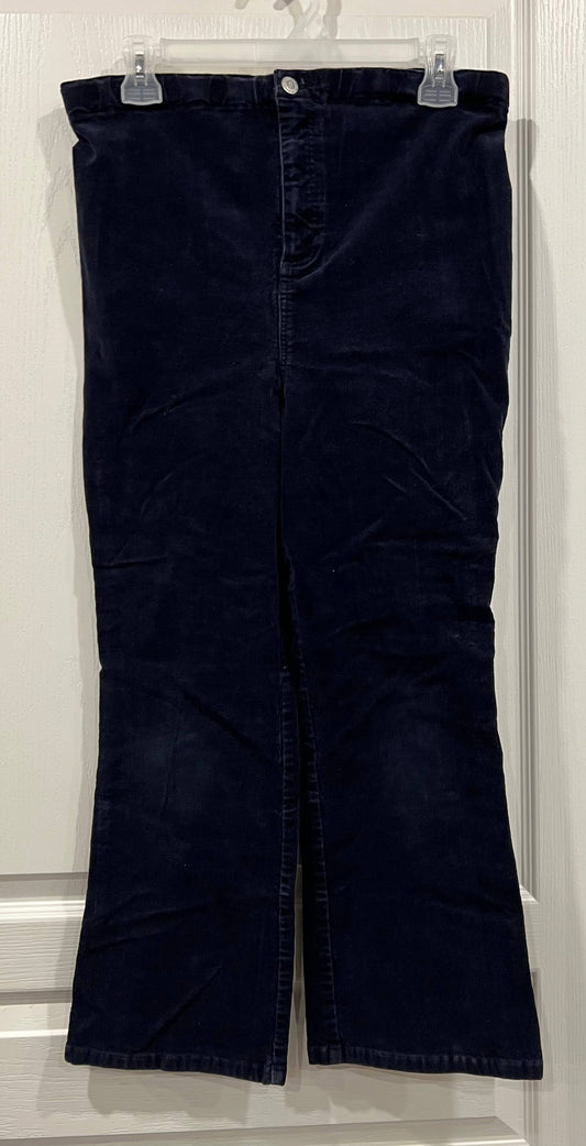 Navy Blue Maternity Corduroys from Thyme Jeans, size X-Small, Very Good Used Condition (VGUC), Maternity XS (0-2)