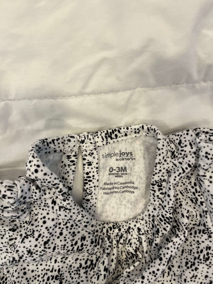 Simple Joys by Carters Girls Romper VGUC 0-3M , Kids 3 Month (0-3M)