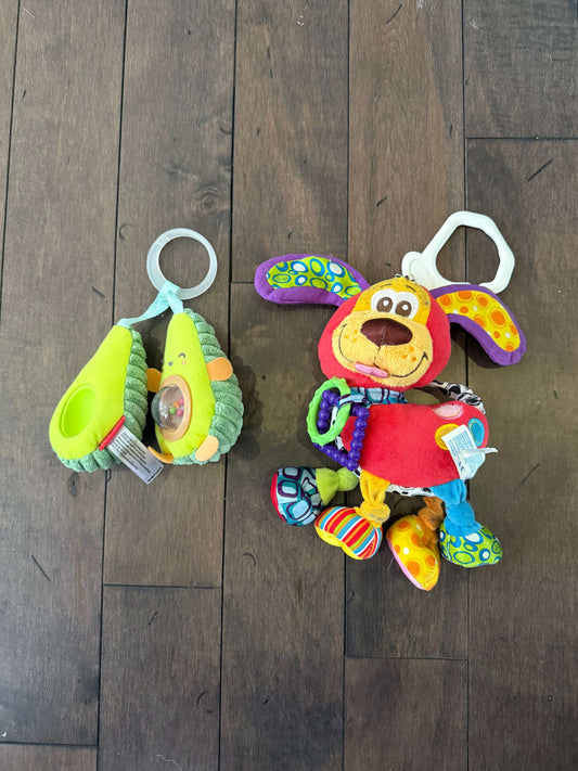 Infant toys - 2 hanging activity toys