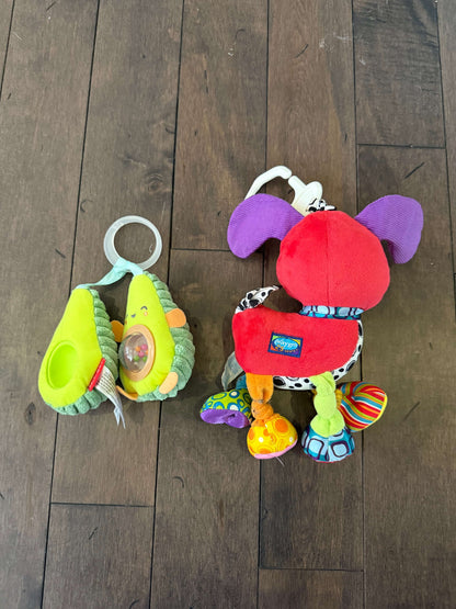 Infant toys - 2 hanging activity toys