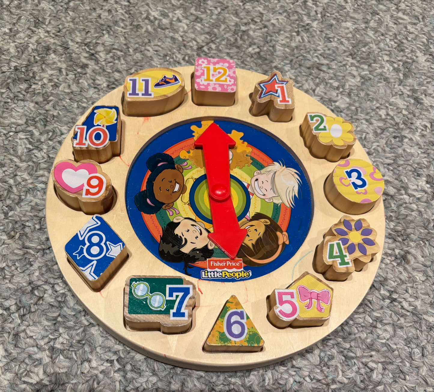 Wooden clock