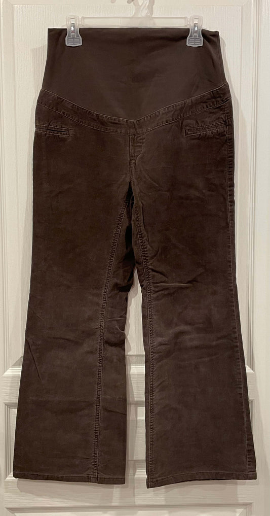 Low rise Brown Maternity Cords, Corduroys, size Medium, VGUC, Maternity M (8-10)