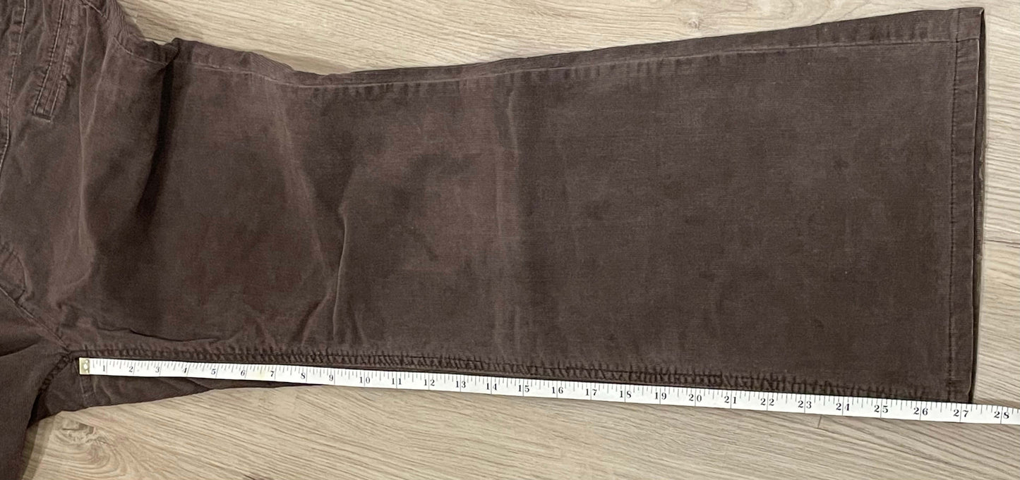 Low rise Brown Maternity Cords, Corduroys, size Medium, VGUC, Maternity M (8-10)