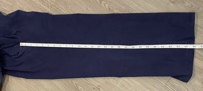 Navy Blue Maternity Yoga Pants, size 10 (Eur 38), Very Good Used Condition (VGUC), Maternity S (4-6)