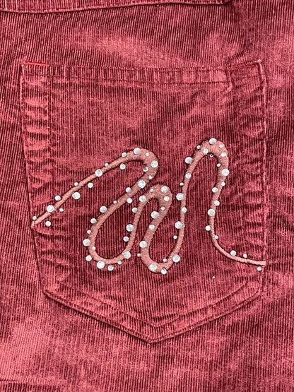 Dark Pink Maternity Corduroys, approx. size Small, Excellent Used Condition (EUC), Maternity S (4-6)